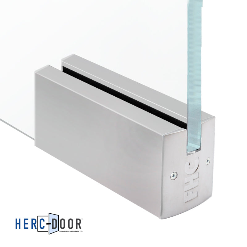 2-1/2" Square Patch Rail Without Lock