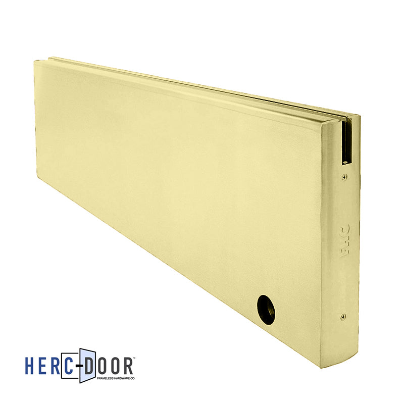 10" Square Door Rail With Lock - 35-3/4" Long