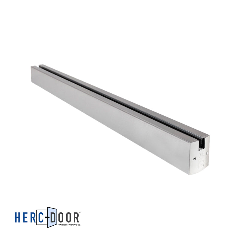 2-1/2" Low Profile Square Door Rail Without Lock - 35-3/4" Length