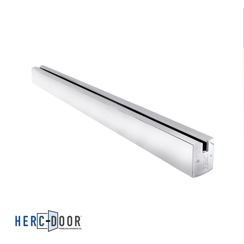 2-1/2" Low Profile Square Door Rail Without Lock - 35-3/4" Length