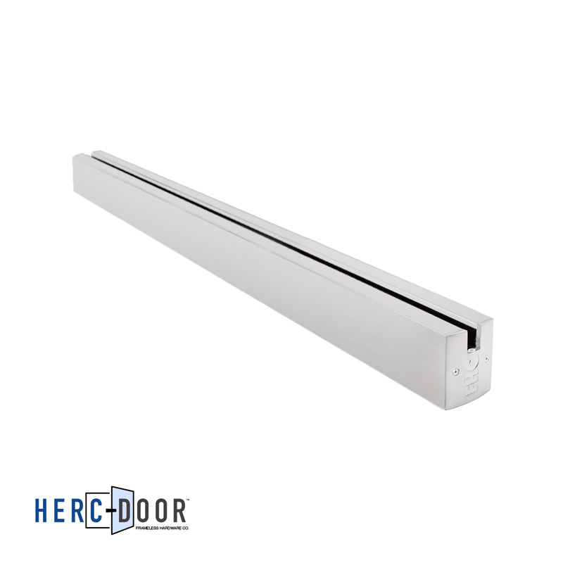 2-1/2" Low Profile Square Door Rail Without Lock - 35-3/4" Length