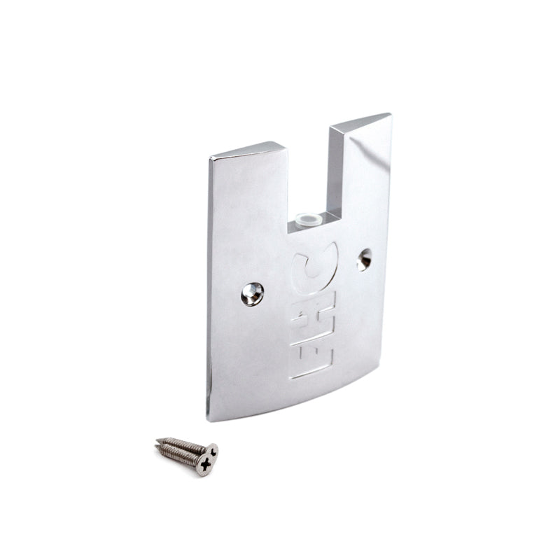 2-1/2" Square Door Rail End Cap
