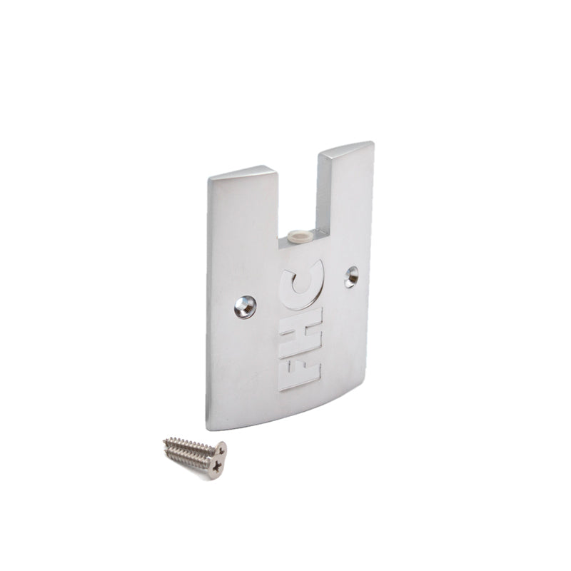 2-1/2" Square Door Rail End Cap