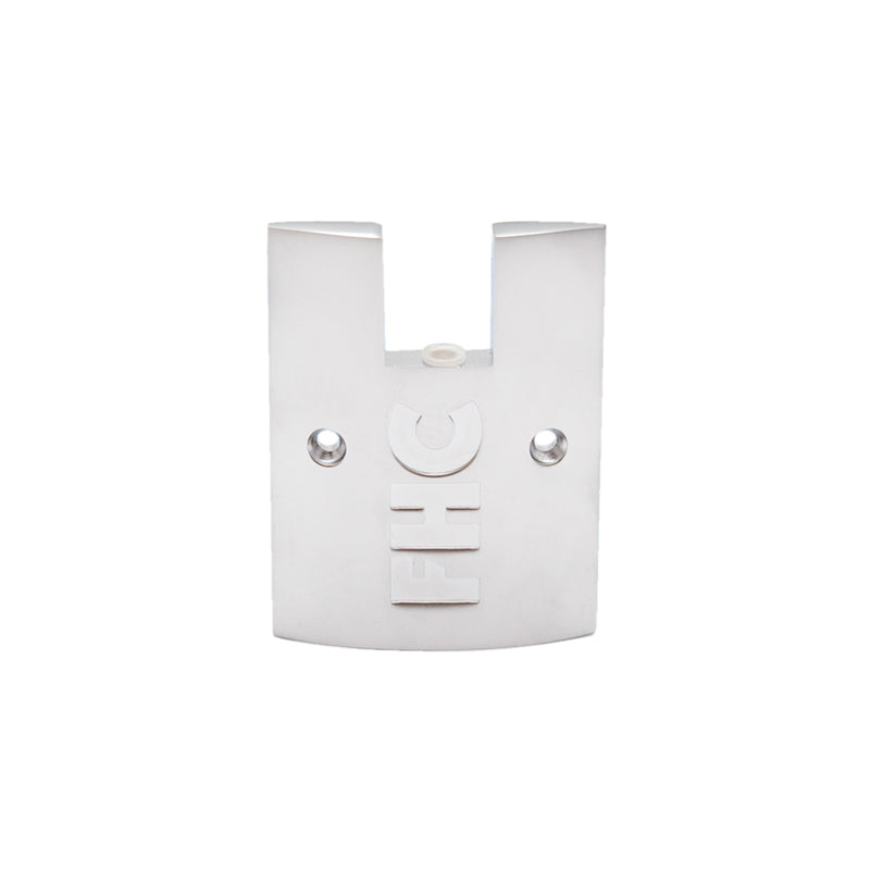 2-1/2" Square Door Rail End Cap