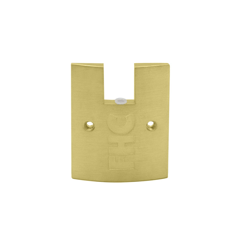 2-1/2" Square Door Rail End Cap