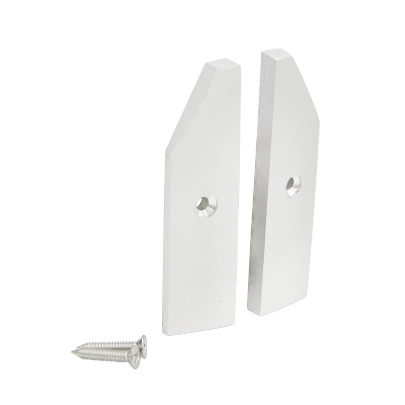 2-1/2" Split End Cap For Low Profile Tapered Door Rail