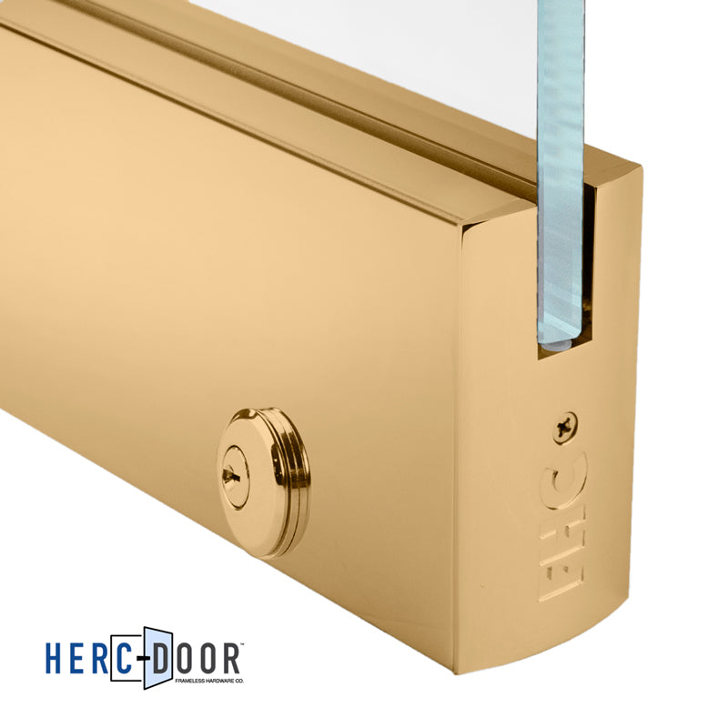 6" Square Door Rail 35-3/4" With Lock