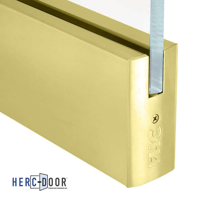 4" Square Door Rail 35-3/4" Without Lock