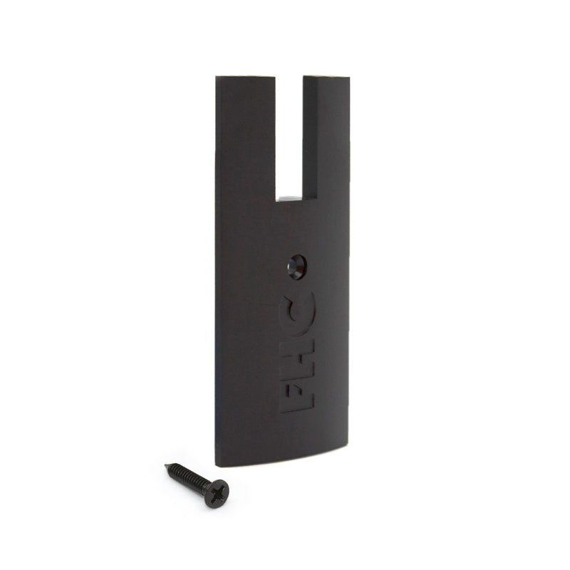 4" Square Door Rail End Cap