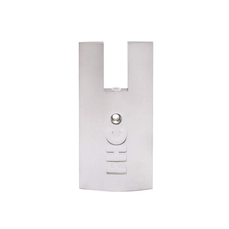 4" Square Door Rail End Cap