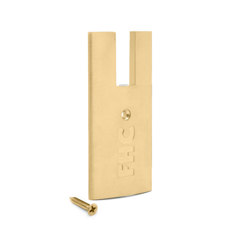 4" Square Door Rail End Cap