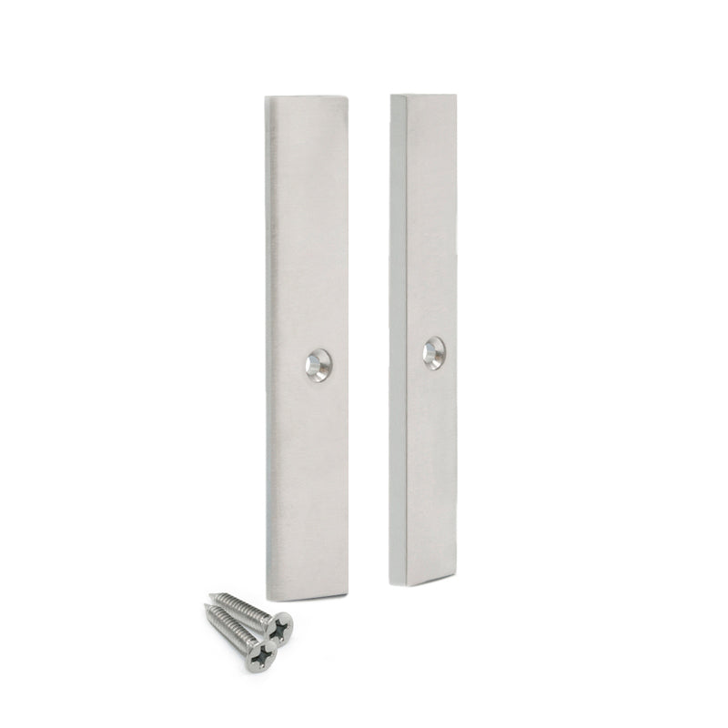 4" Square Door Rail Split End Cap