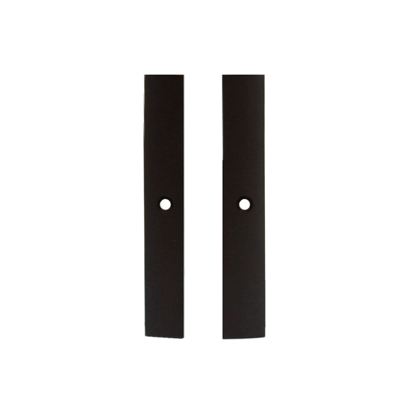 4" Square Door Rail Split End Cap