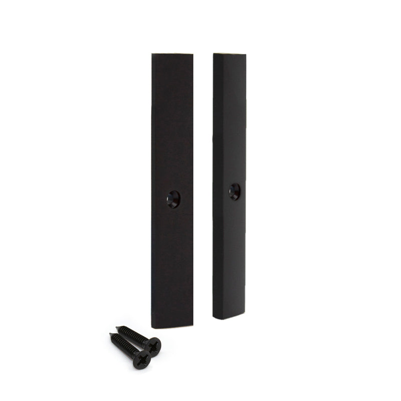 4" Square Door Rail Split End Cap