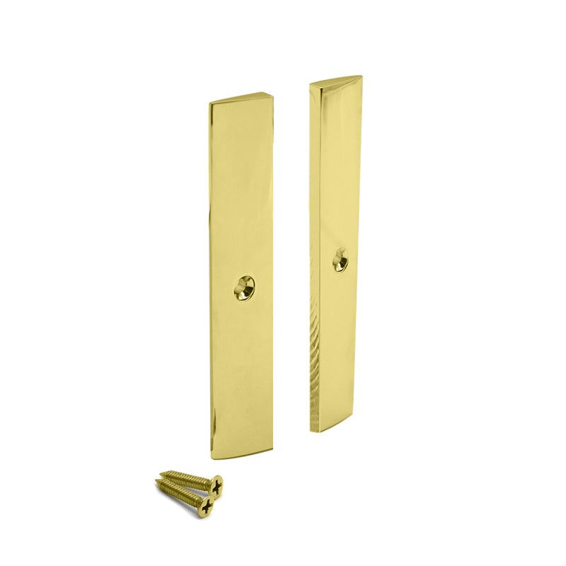 4" Square Door Rail Split End Cap