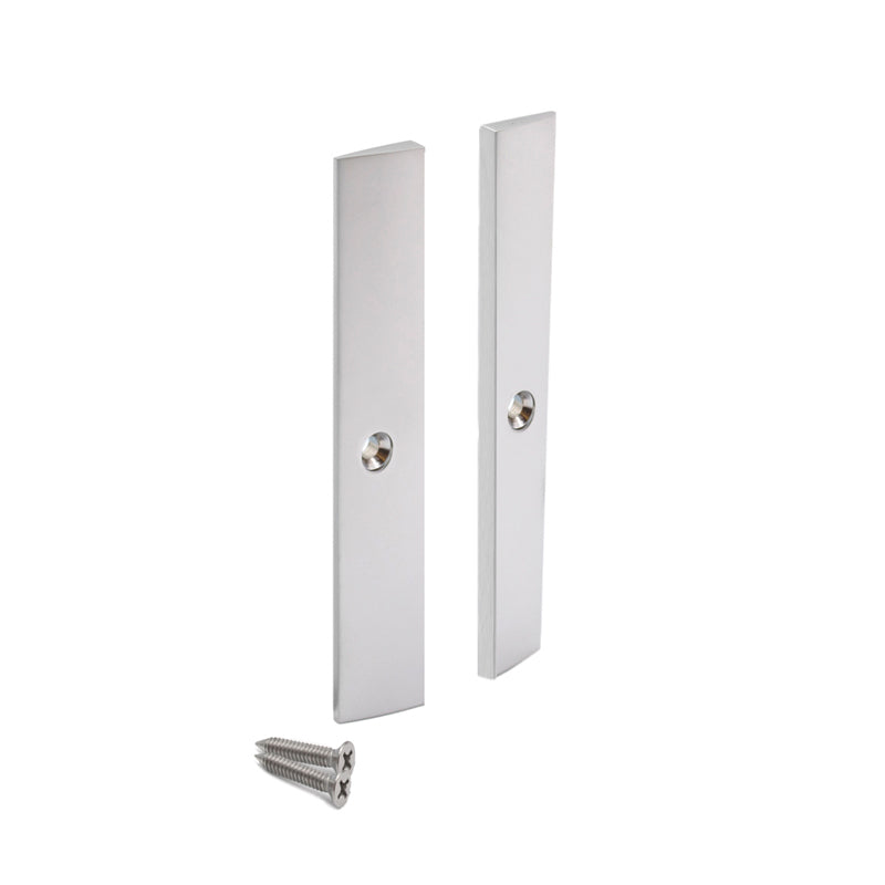 4" Square Door Rail Split End Cap