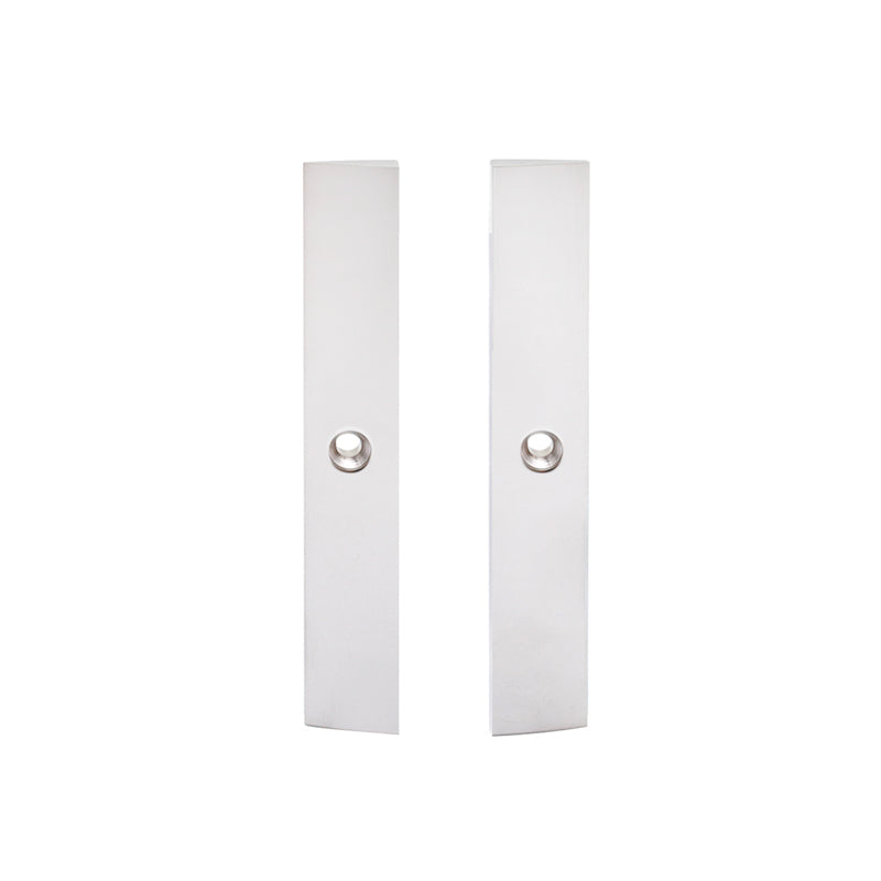 4" Square Door Rail Split End Cap