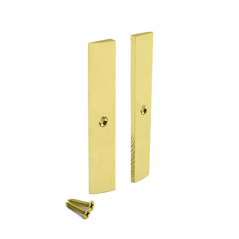 4" Square Door Rail Split End Cap