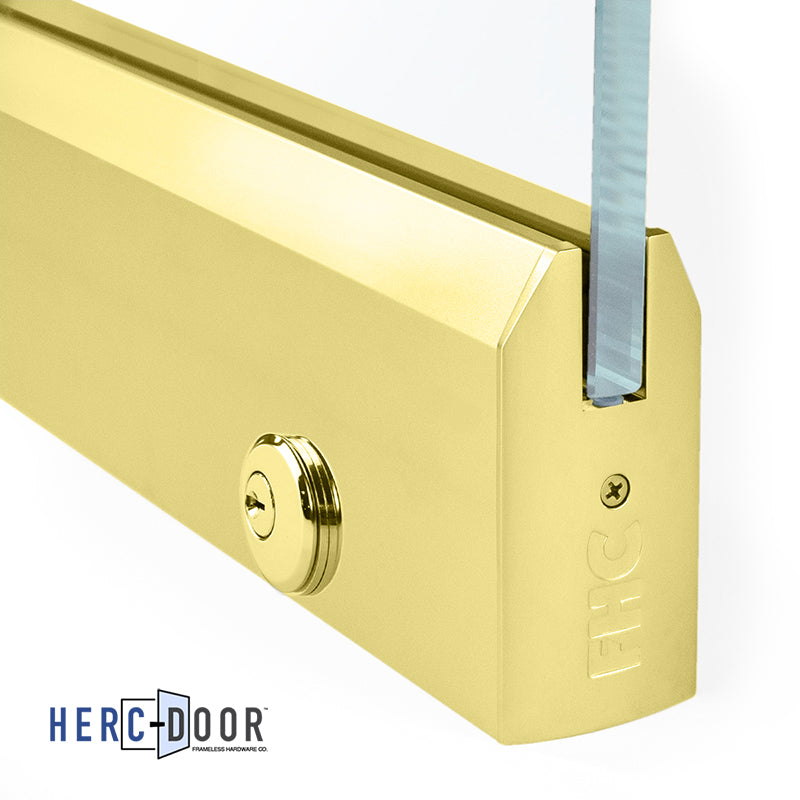 4" Tapered Door Rail 35-3/4" With Lock
