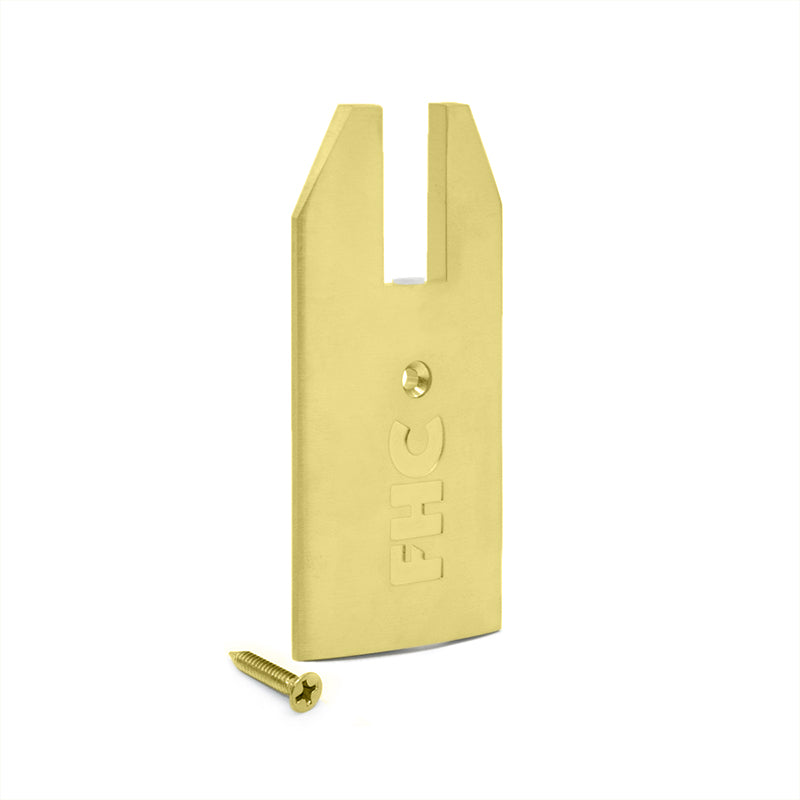 4" Tapered Door Rail End Cap