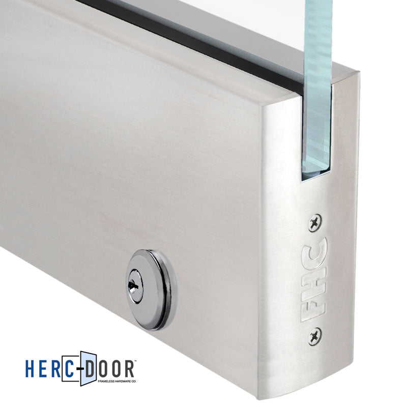 6" Square Door Rail 35-3/4" With Lock