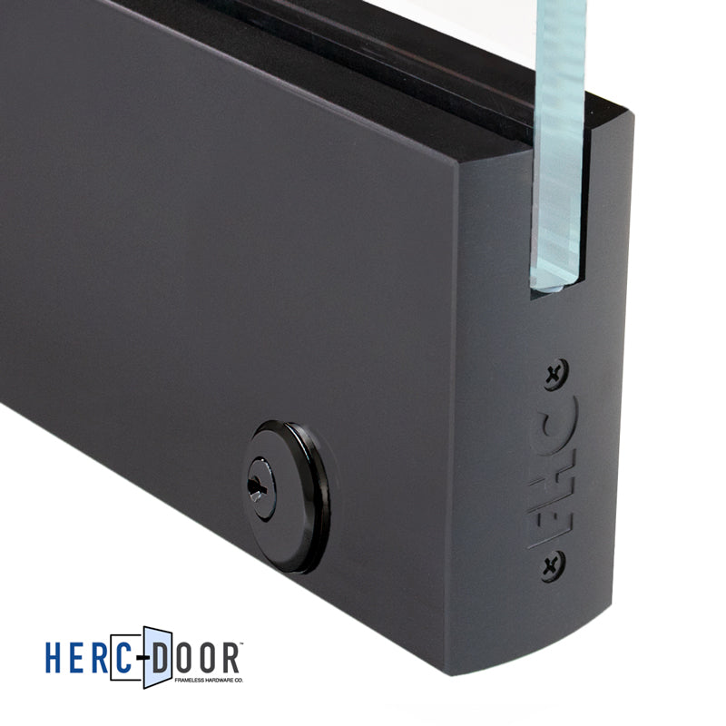 6" Square Door Rail 35-3/4" With Lock
