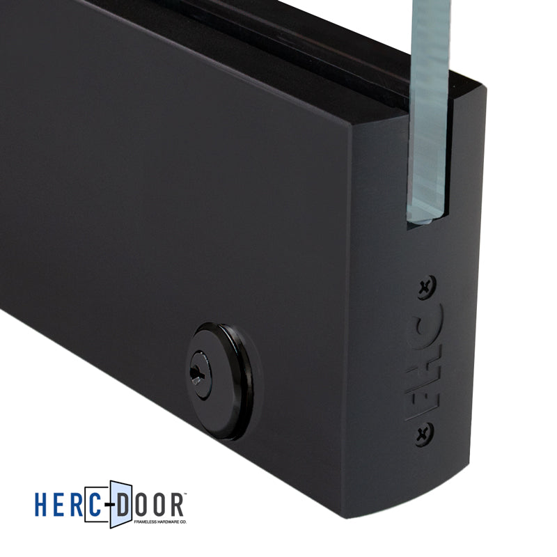 6" Square Door Rail 35-3/4" With Lock