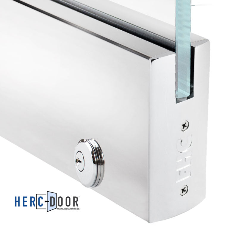 6" Square Door Rail 35-3/4" With Lock