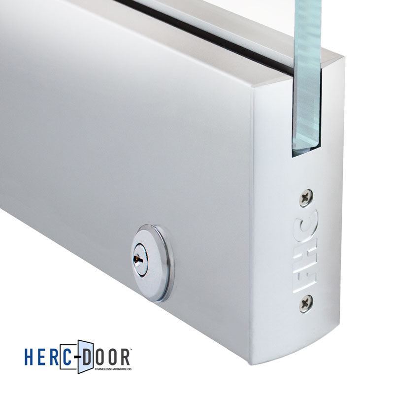 6" Square Door Rail 35-3/4" With Lock