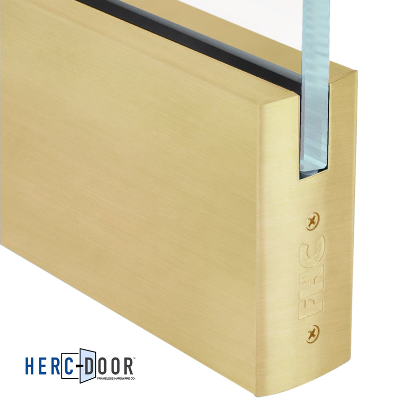 6" Square Door Rail 35-3/4" Without Lock