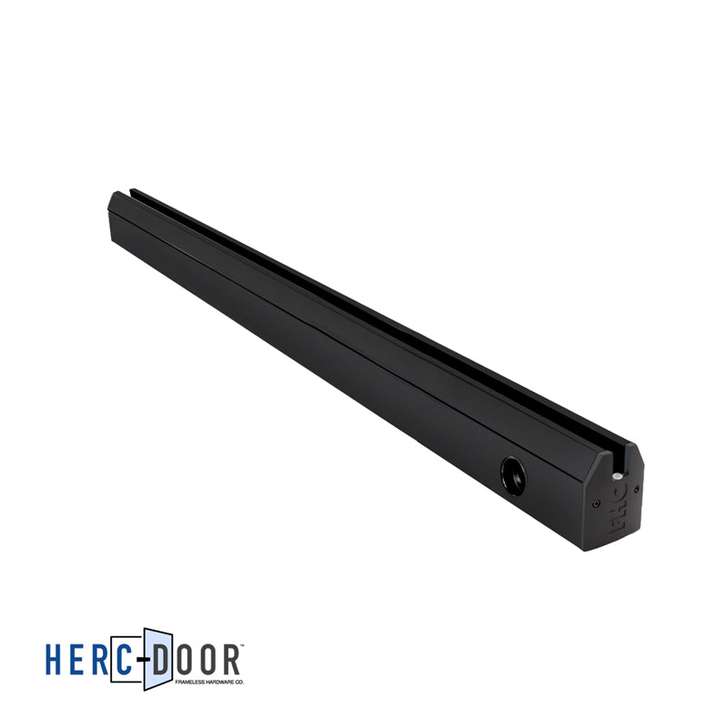 2-1/2" Low Profile Tapered Door Rail With Lock - 35-3/4" Length
