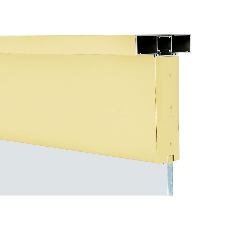 10" Tall Square Sidelite Rail 120" Length With Reversible Saddle