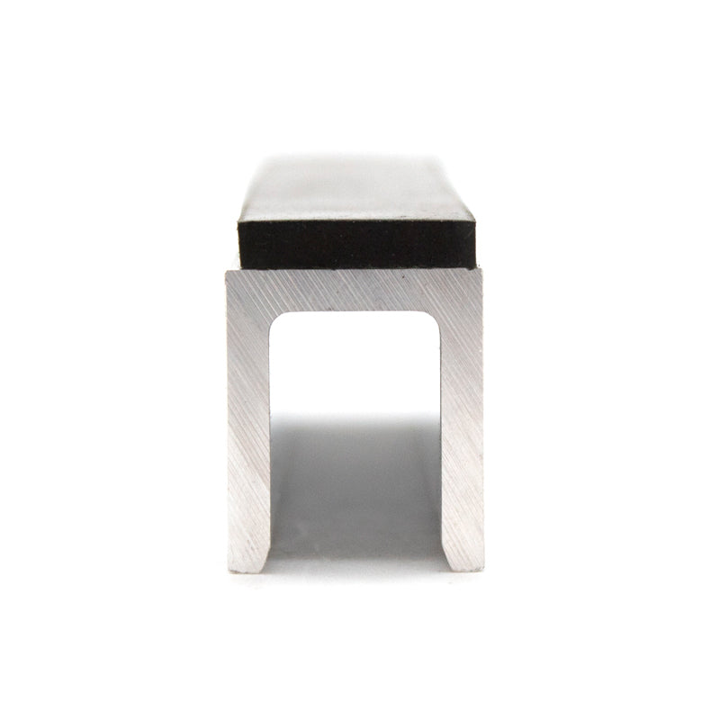 Aluminum/Neoprene Setting Block For Commercial Sidelite Rails And Narrow Width Deep Channels