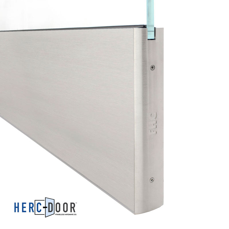 10" Tall Square Sidelite Rail 120" Length With Reversible Saddle