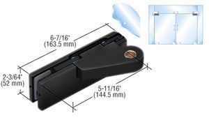 CRL Left Offset Top Door Patch Fitting