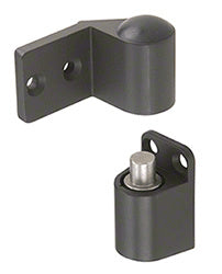 CRL Satin Aluminum Finish Intermediate 3/4" Offset Pivot