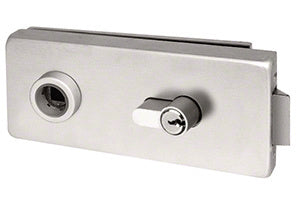 CRL Fallbrook Square Latch with Cylinder