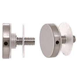 CRL 316 Clad Aluminum 1-1/2" Diameter Standoff Round Cap Assembly