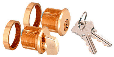 CRL AMR215 Series Keyed Cylinder/Thumbturn for Use with AMR215 Series Patch Lock