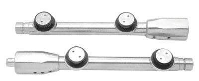 CRL Brushed Stainless Laguna Top and Bottom Pivot Rods for Full Height Vertical Rod Insert