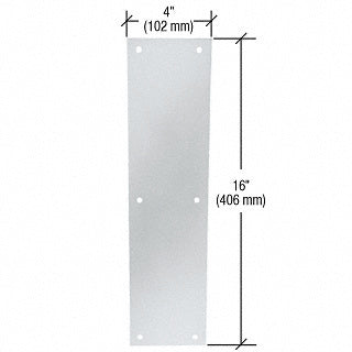 CRL Push Plates 4" x 16"