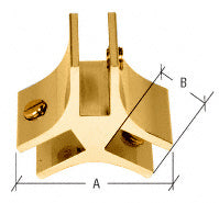 CRL 3-Way 120 Degree Standard Connector for 3/8" Glass