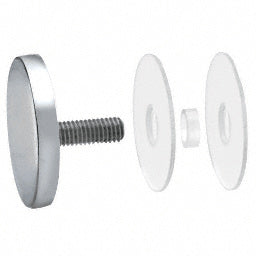 CRL 316 Clad Aluminum 2" Diameter Standoff Cap Assembly