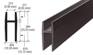 CRL Aluminum D5610 'H' Bar