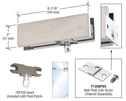 DORMAKABA® Wall Mounted Transom Patch Fitting With Pivot