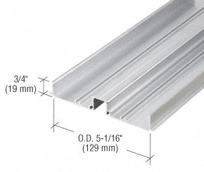 CRL 487 Office Front™ Horizontal Mullion Base - 24'-2"