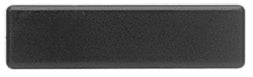 CRL Black European Style Glass Door Hinge Arm Cover Plate
