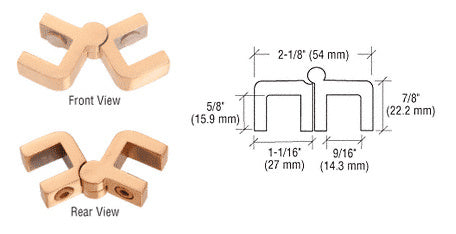 CRL Glass Hinge Bracket