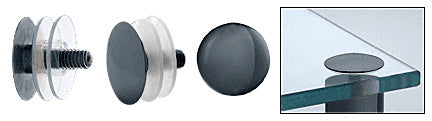 CRL Brass Low Profile Standoff Cap Assembly for 1-1/4" Standoff Bases