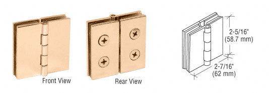 CRL 180 Degree Glass-to-Glass Hinge